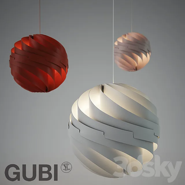 Gubi _ Turbo pendant L by Louis Weisdorf 3DModel