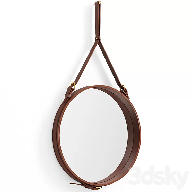GUBI Adnet Wall Mirror 3D Model
