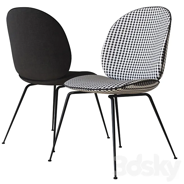 gubi beetle dining chair 3DModel