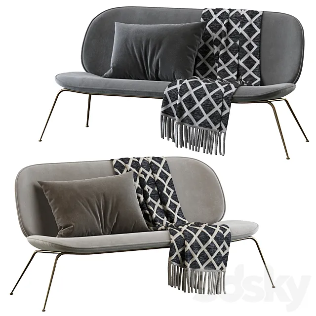 Gubi beetle sofa 3DModel