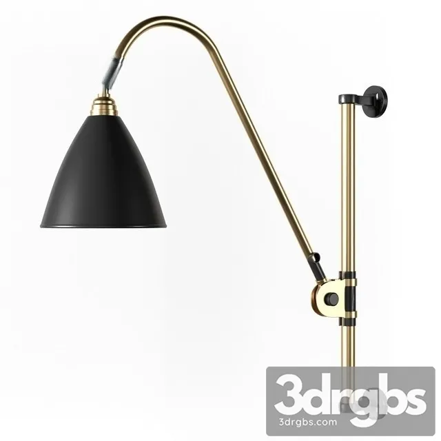 Gubi BestLite BL6 Wall Lamp Brass 3D Model Free