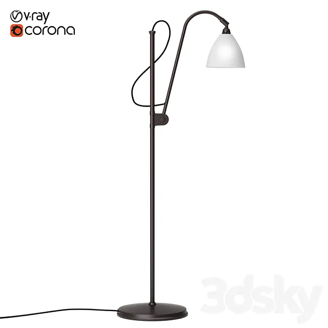 Gubi BL3 Floor Lamp 3D Model