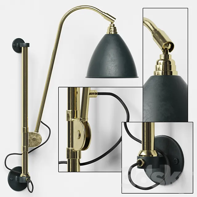 GUBI BL5 Wall Lamp Dia16 3D Model