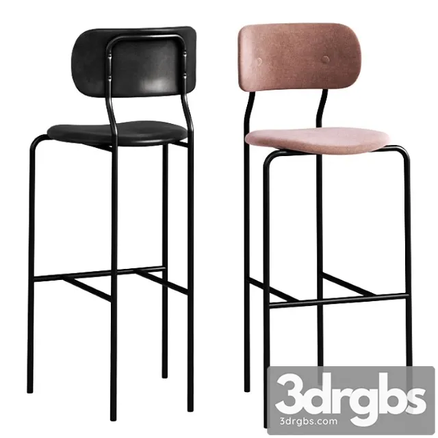 Gubi Coco Bar Chair 3D Model Free