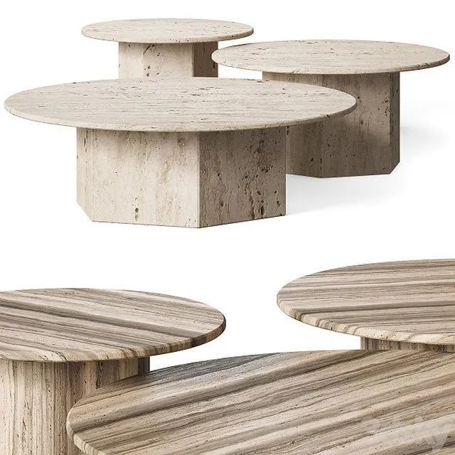 Gubi Epic Coffee Tables 3D Model