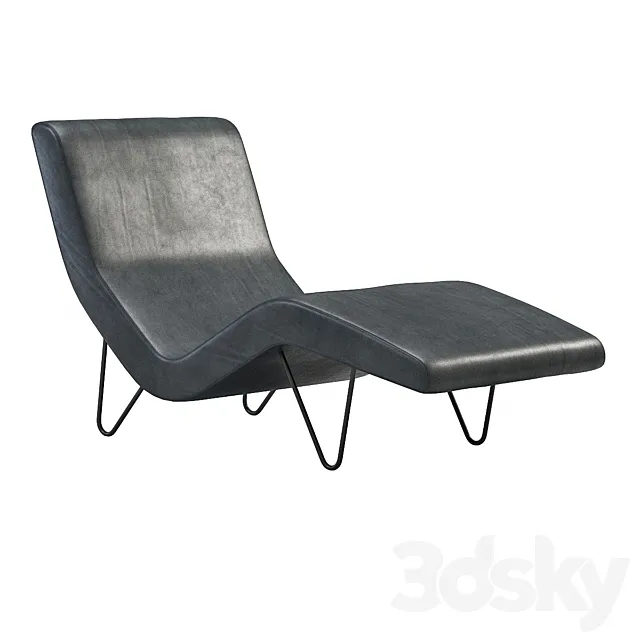 GUBI GMG Chaise Longue 3D Model