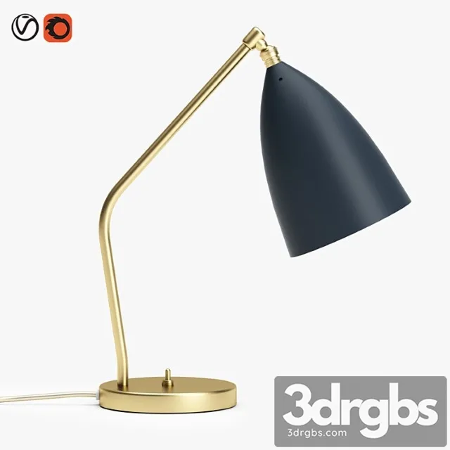 Gubi Grashoppa Table Lamp 3D Model Free