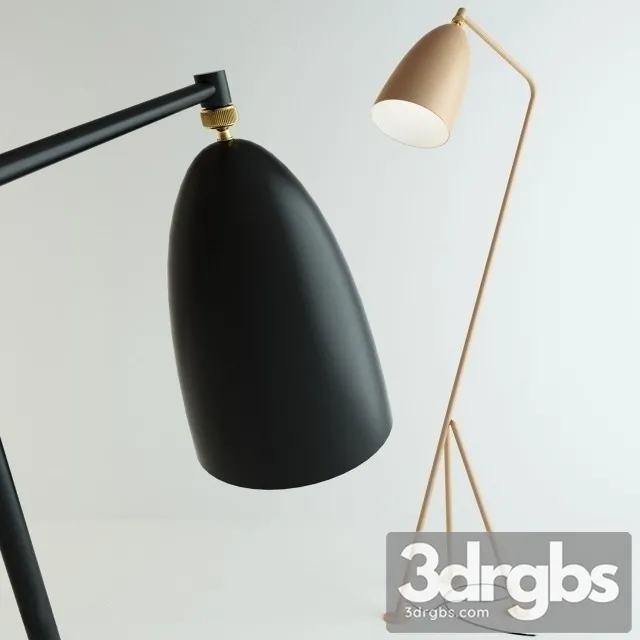 Gubi Grasshopper Lamp 3D Model Free