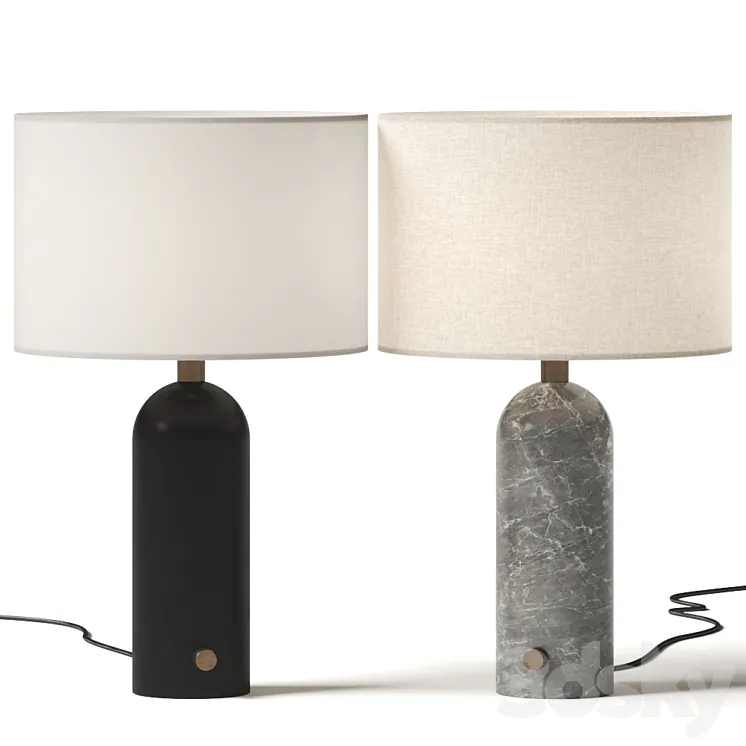 Gubi Gravity Table Lamp 3D Model Free Download