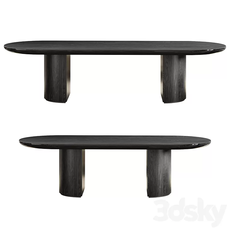 GUBI Moon Dining Table - Rectangular
