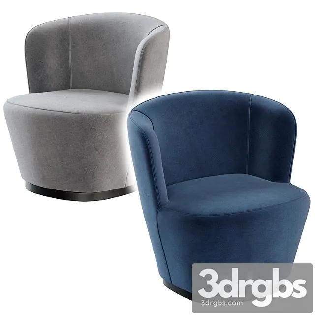 Gubi stay lounge chair 3D Model Free