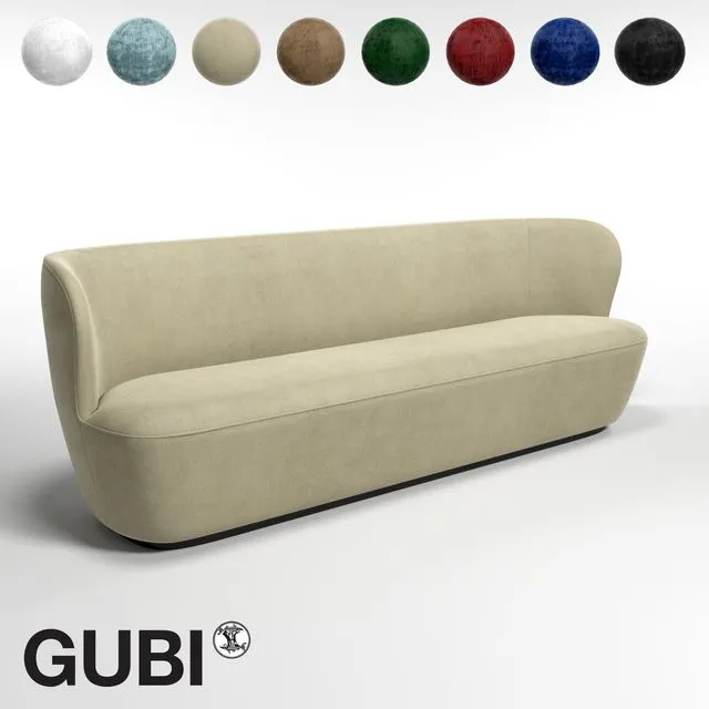 GUBI Stay Sofa W220 3D Model