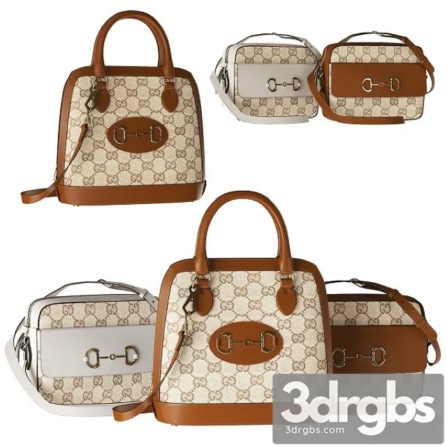 Gucci Set Bags 3 3D Model Free