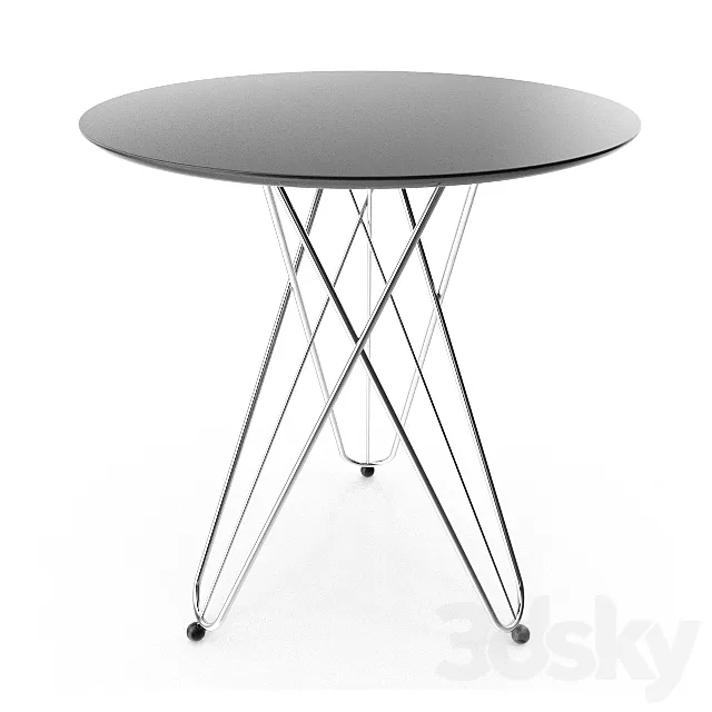 Gueridon Wire Table 3DModel