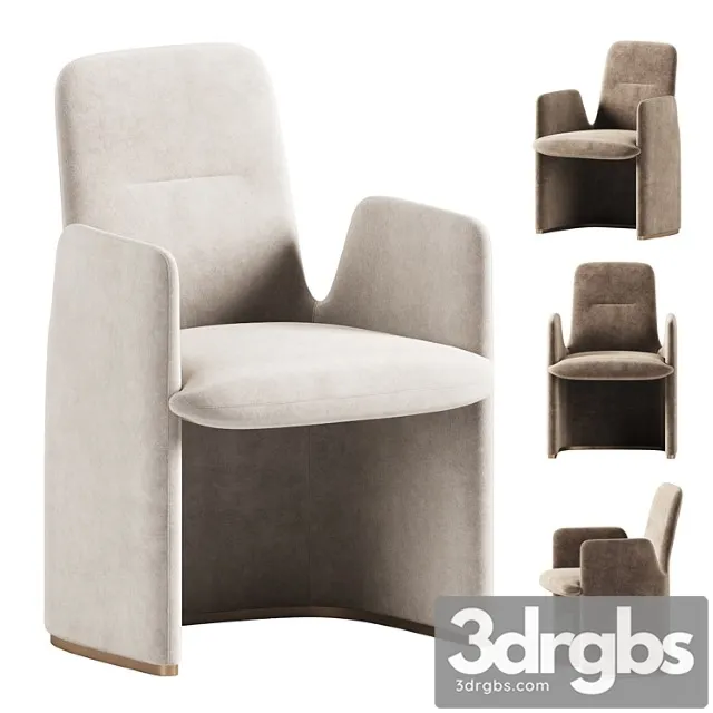 Guest Armchair Poliform 3D Model Free