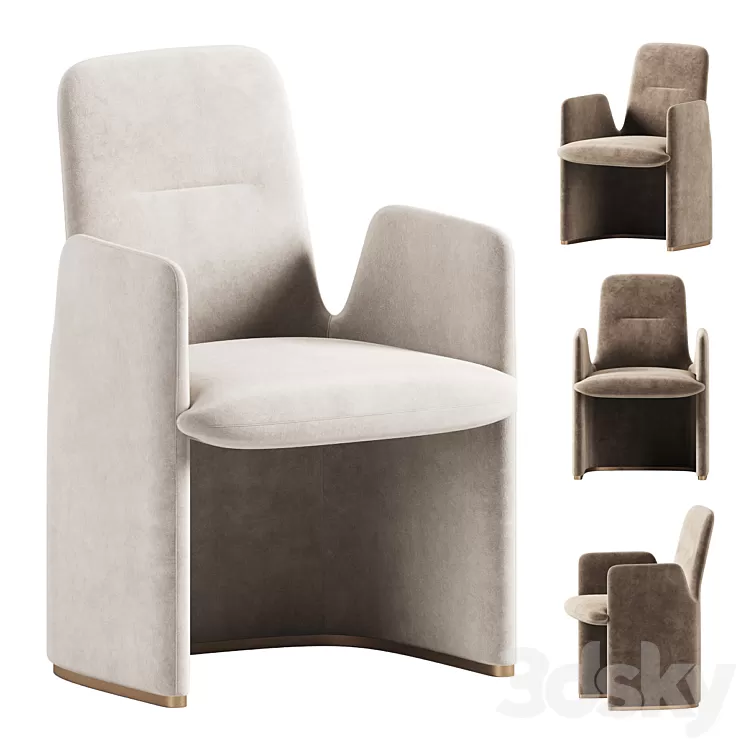 Guest Armchair Poliform 3D Model Free Download