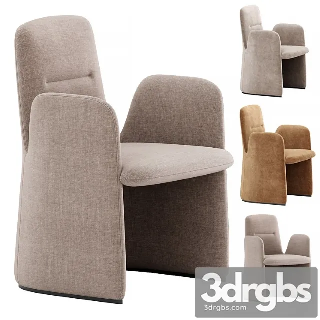 Guest chair by poliform