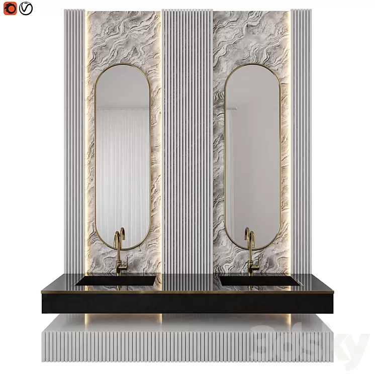 GUEST TOILET 3D Model