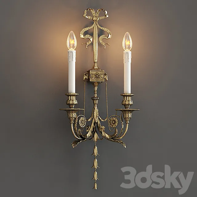 Guilded Ormolu Wall Lights with Lamps Free Download