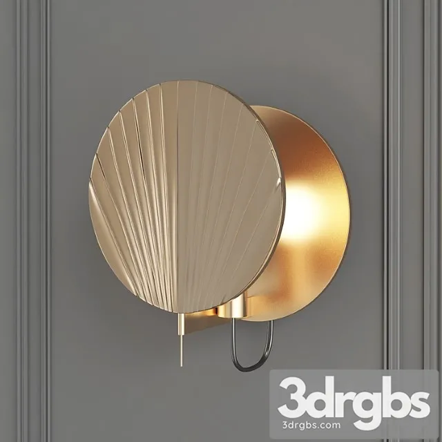 Guinea wall lamp green by servomuto 3D Model Free