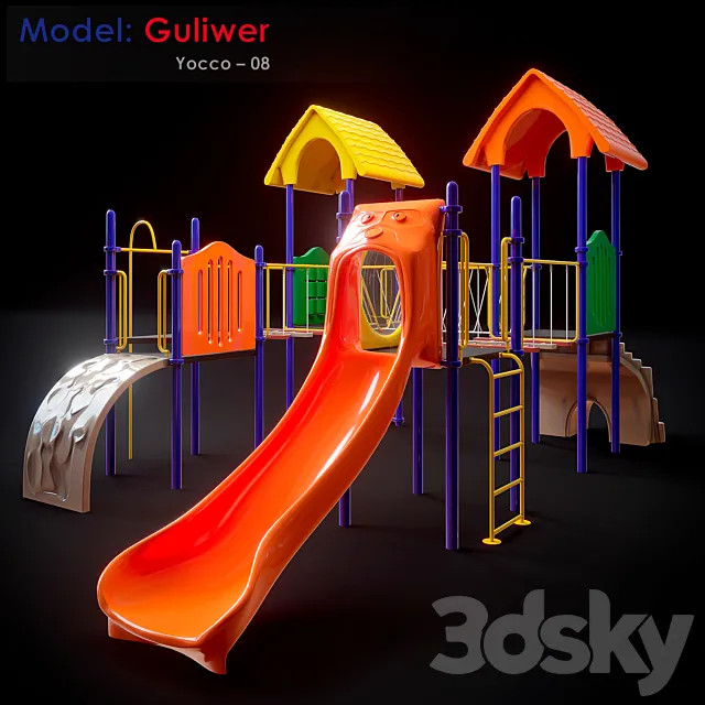 Guliwer (Yocco-08) 3D Model