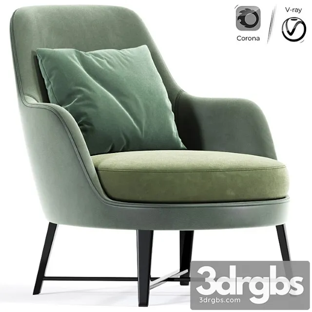 Guscio armchair flexform