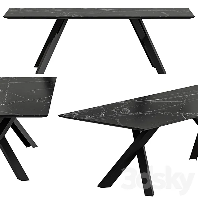 Gustave Miniforms Dining Table 3D Model