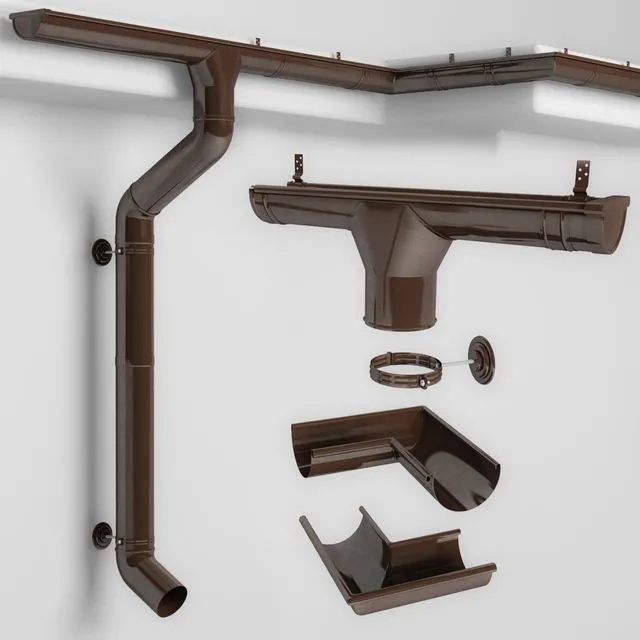 Gutter system 3D Model