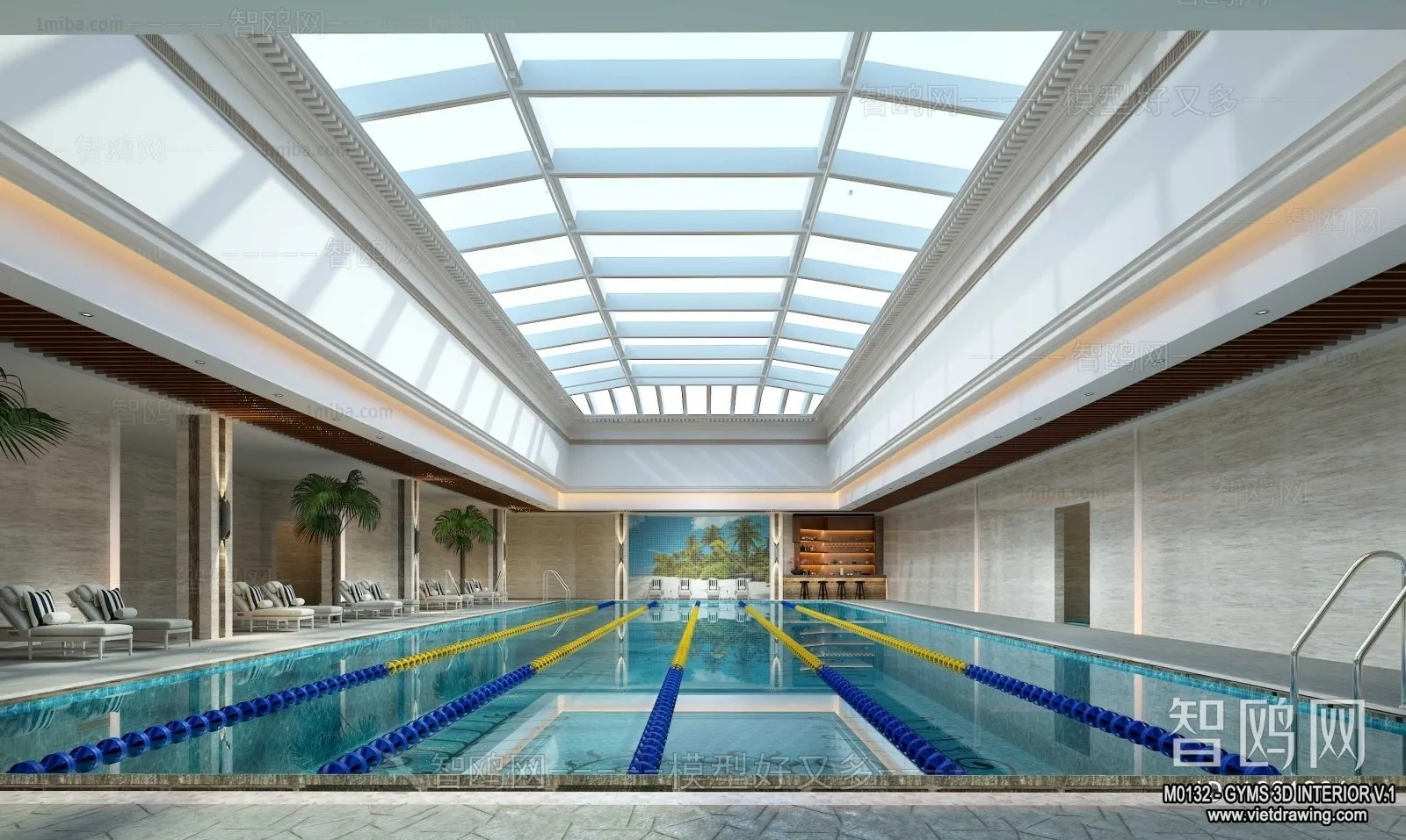 GYM - 3D Interior Scene - 3D Models - 016