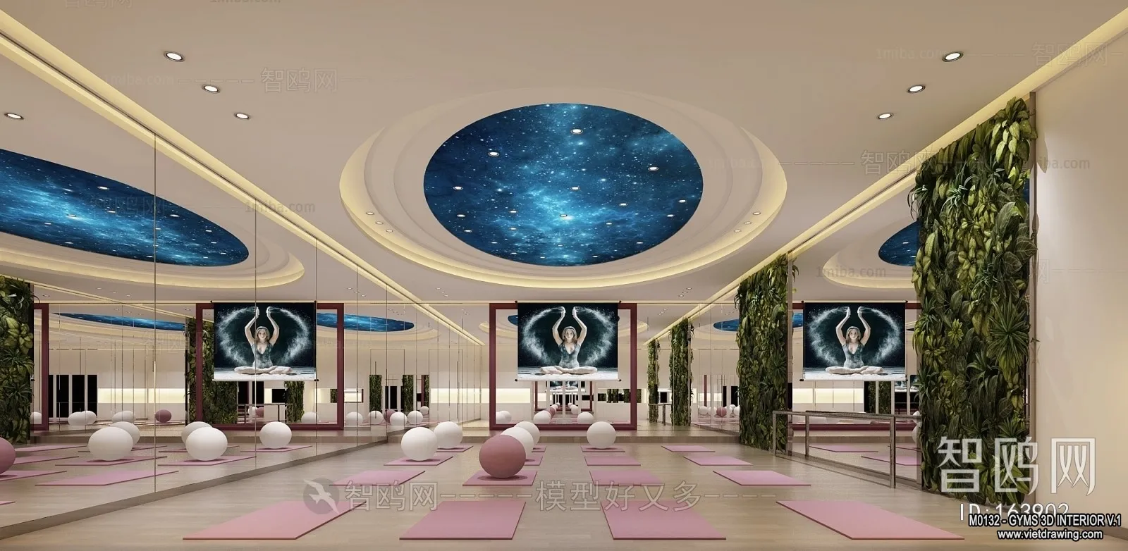 GYM - 3D Interior Scene - 3D Models - 021