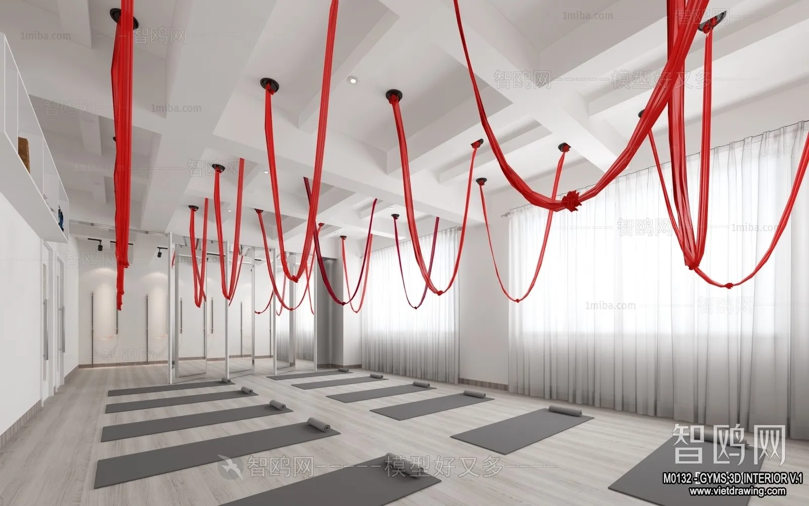 GYM - 3D Interior Scene - 3D Models - 026