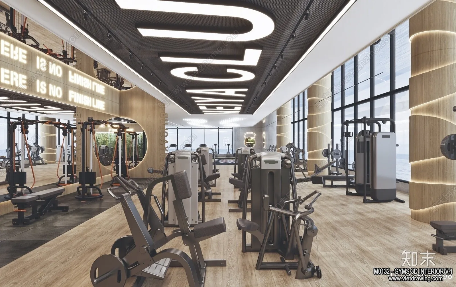 GYM - 3D Interior Scene - 3D Models - 049