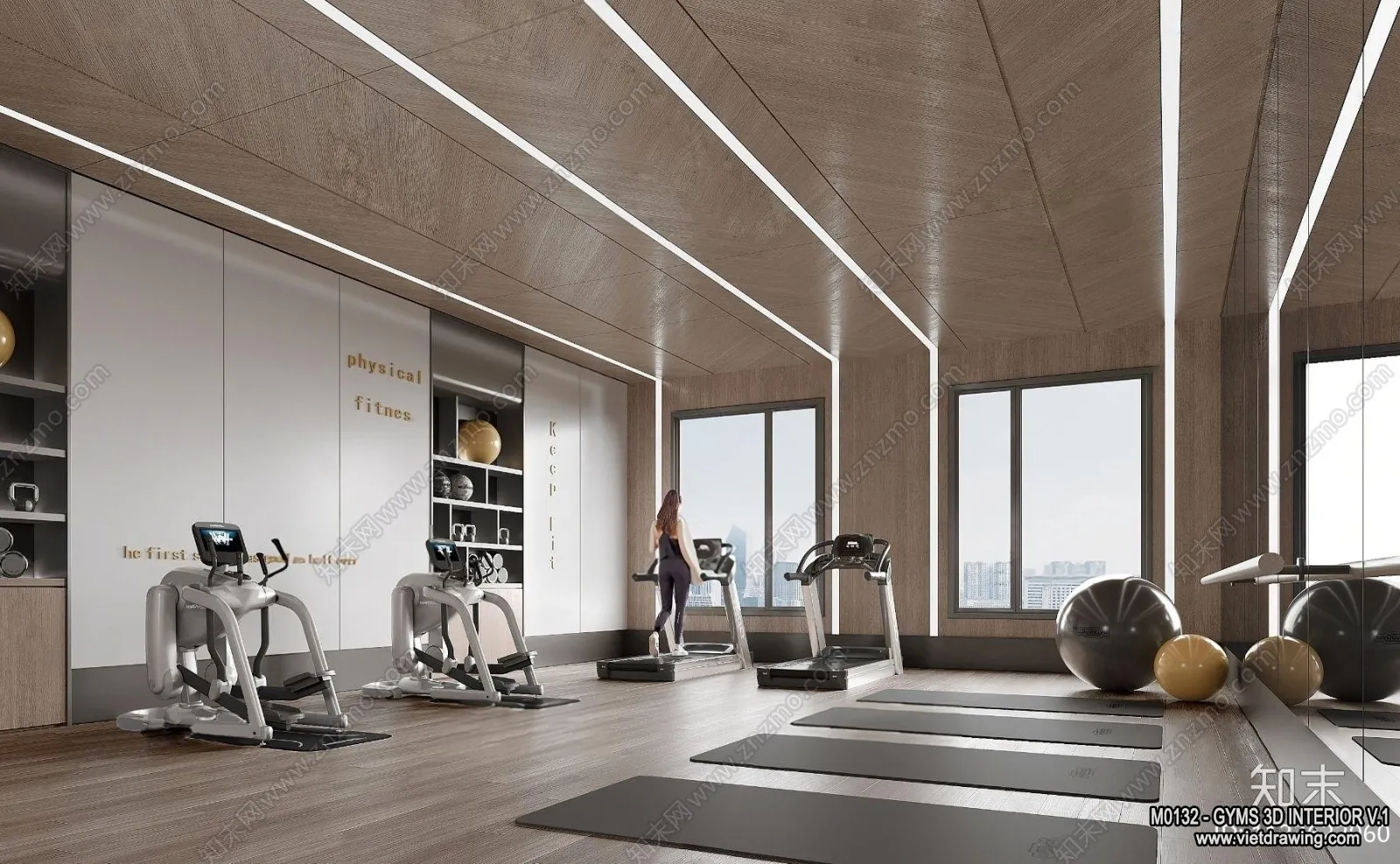 GYM - 3D Interior Scene - 3D Models - 055