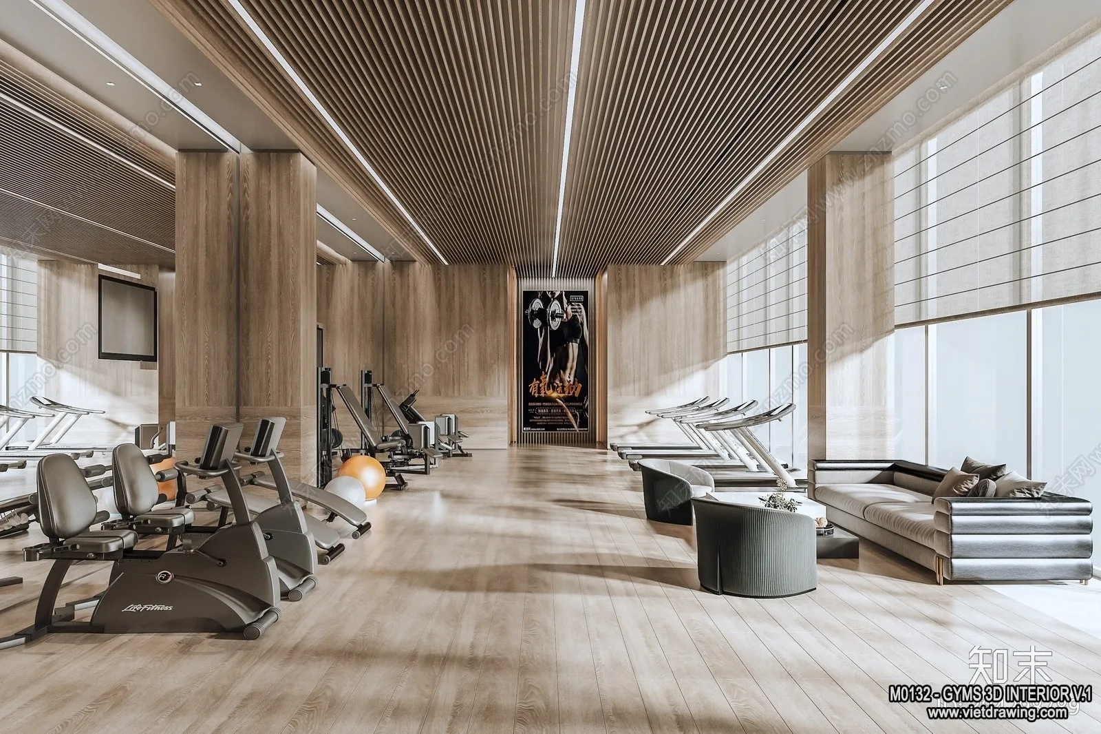 GYM - 3D Interior Scene - 3D Models - 071