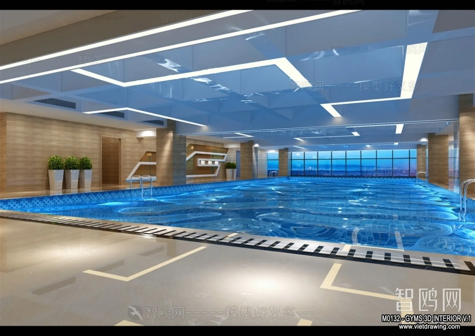 GYM - 3D Interior Scene - 3D Models - 097