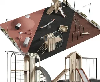 Gym 3D Model Download - 009