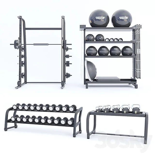 GYM GALLERY 3D Model