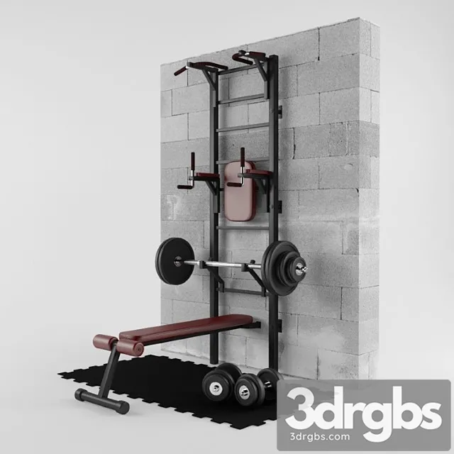Gym Room 3D Model Free