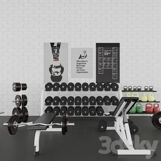 Gym set 3DModel