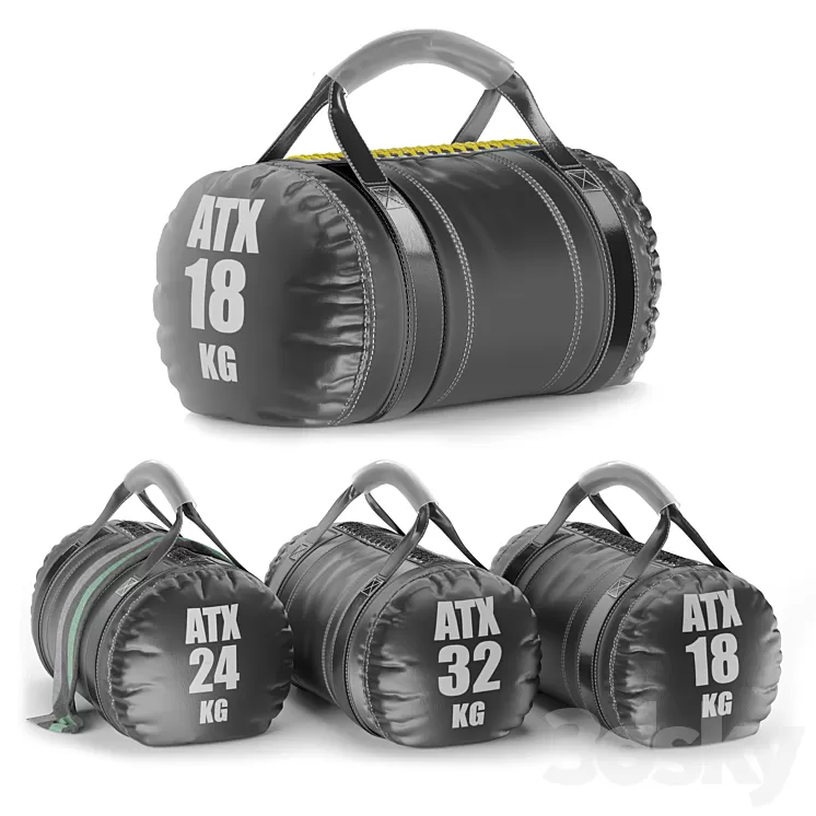 Gym Weight Atx Strongman Bag 3D Model Free