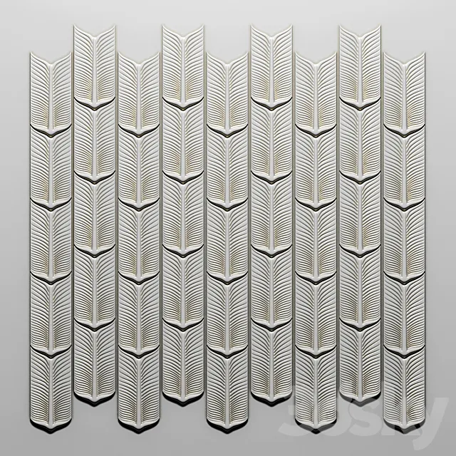 Gypsum stucco 3D Model