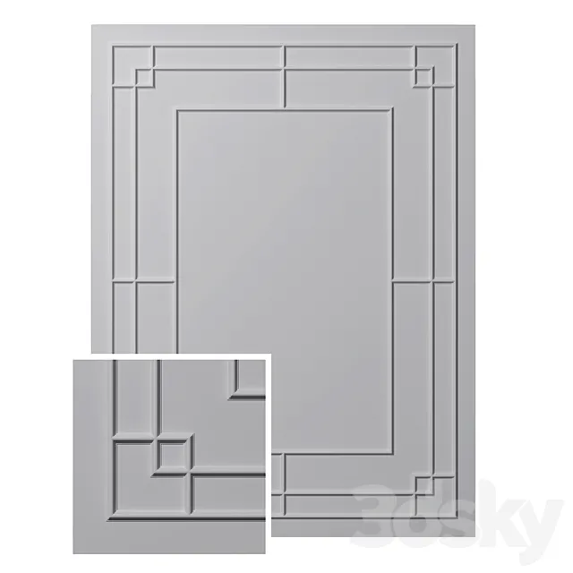 Gypsum stucco 3DModel