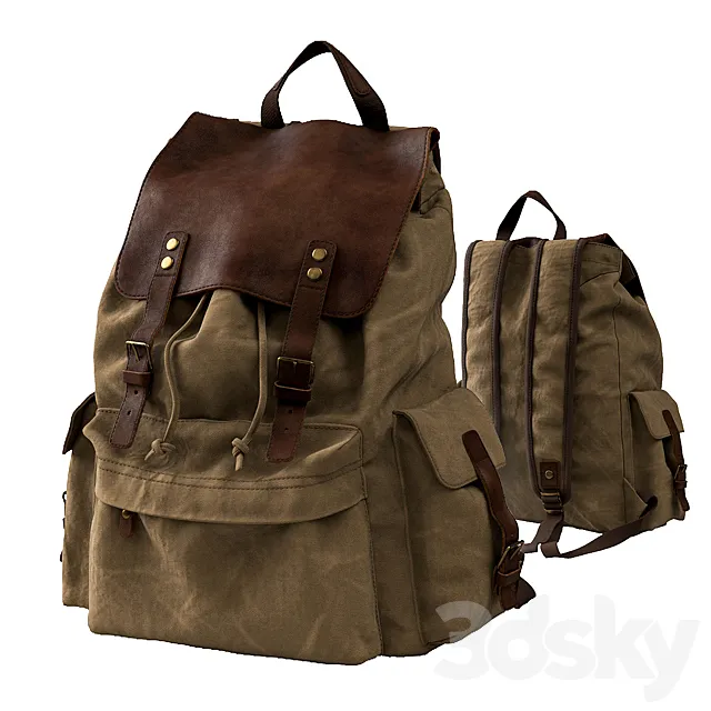 H-ANDYBAG Canvas Backpack Free Download