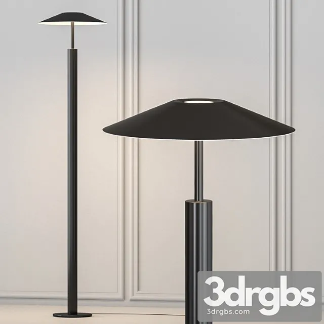 H floor lamp by leds c4 3D Model Free
