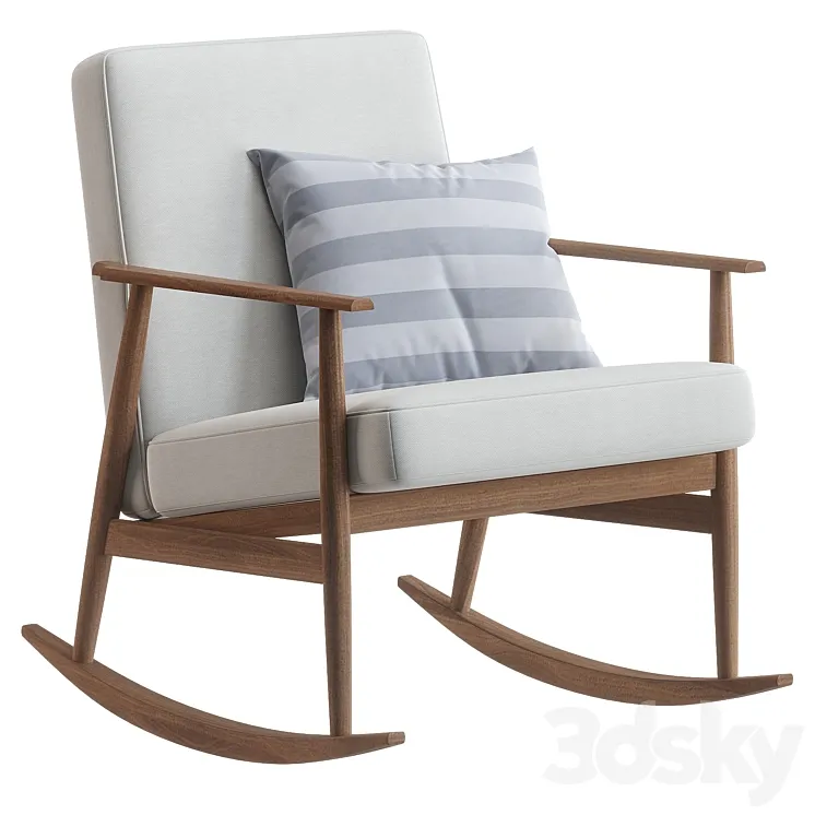 H. Lis Fox Rocking Chair 3D Model Free