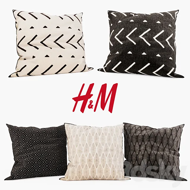 H & M Home - Decorative Pillows set 8 Free Download