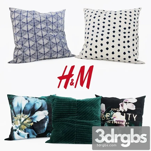 H & m home - decorative set 12 3D Model Free