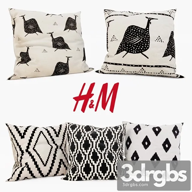 H & m home - decorative set 4 3D Model Free