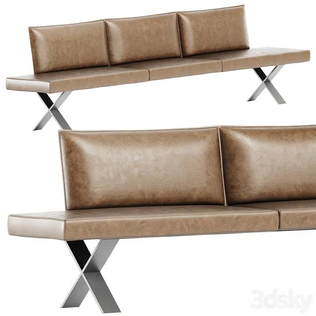 Haas Spencer Bench Soft bench 3D Model