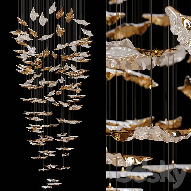 Haberdashery Luxury Leaf Fall 3D Model